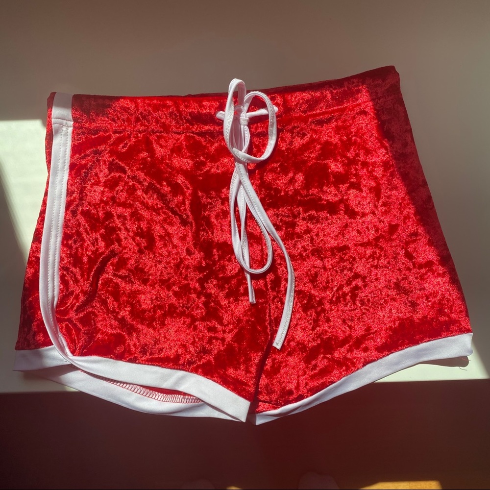 Red Velvet Shorts